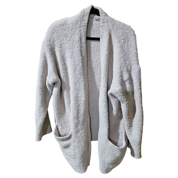 BAREFOOT DREAMS Cozy Chic Cream Cardigan - Size S/M - Picture 1 of 5